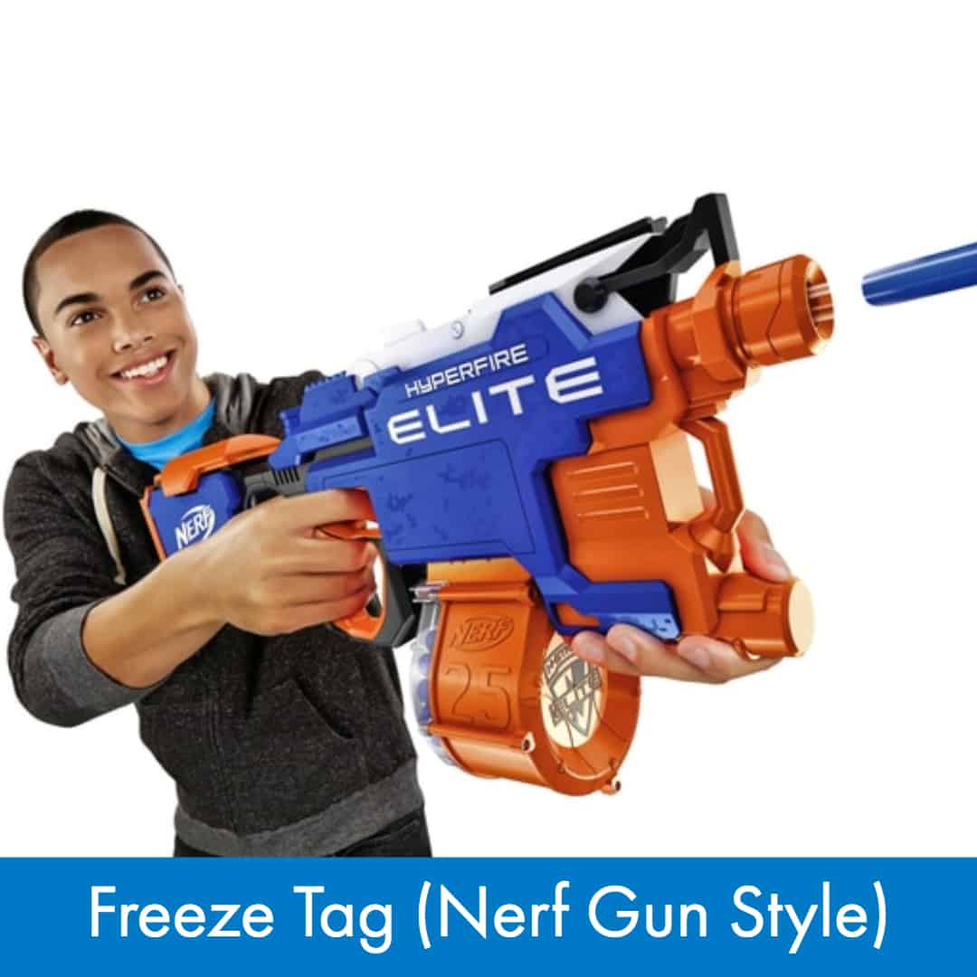 Nerf War Games - Freeze Tag (Nerf Gun Style)
