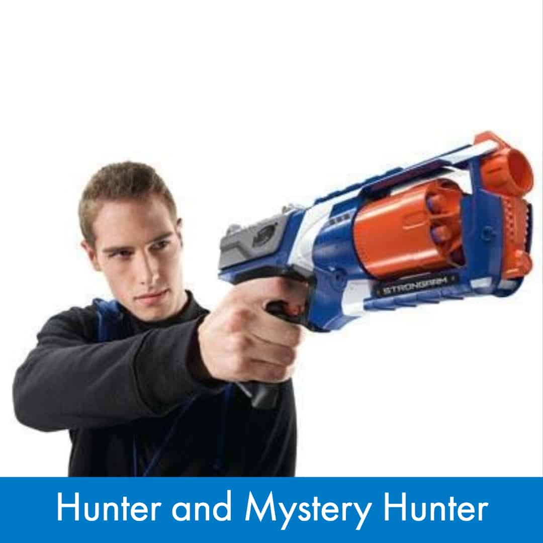 Nerf War Games - How to play Hunter and Mystery Hunter