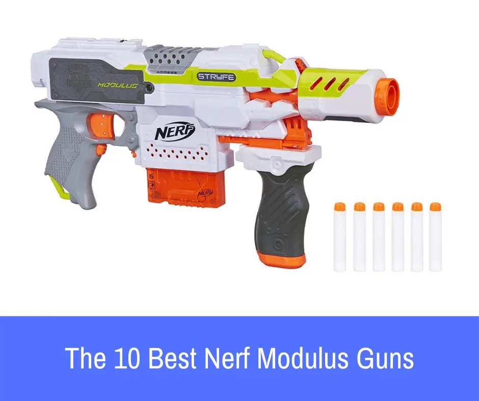 If the Nerf Modulus series caught your eye but you’re not sure which blaster you should purchase or where to begin, here is a list of the best Nerf Modulus guns to choose from!