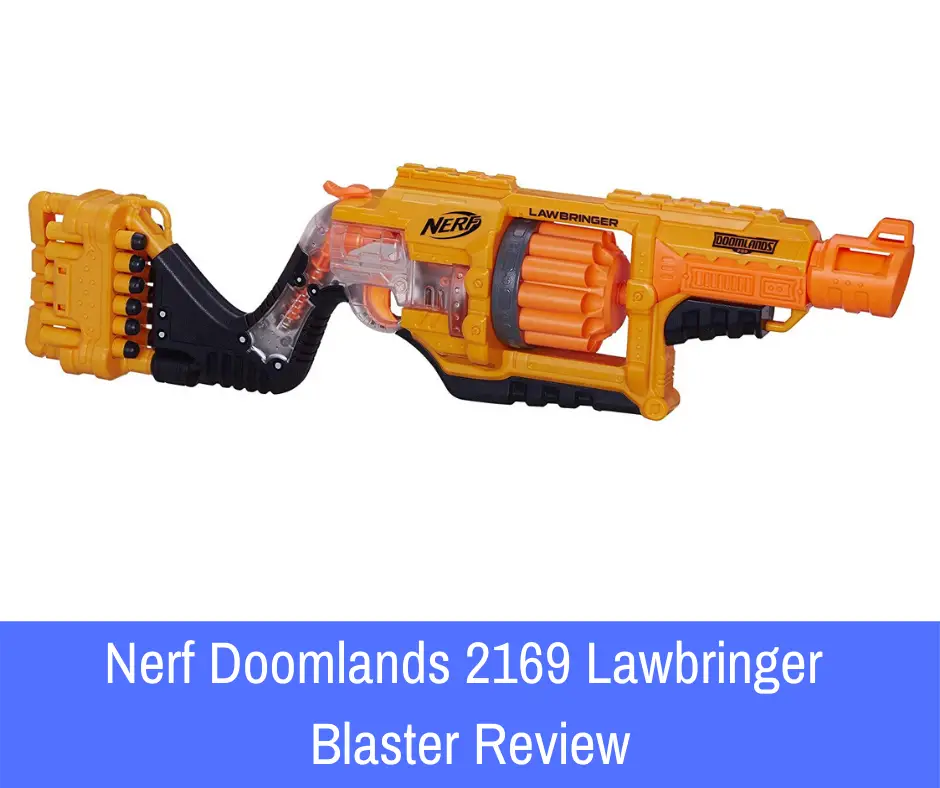 Review: To make sure that you are making the best decision, however, we found it necessary to give you the full rundown of this weapon before you commit to the purchase. If you think that the Nerf Doomlands 2169 Lawbringer blaster is for you, continue reading below to get the full review on this gun!