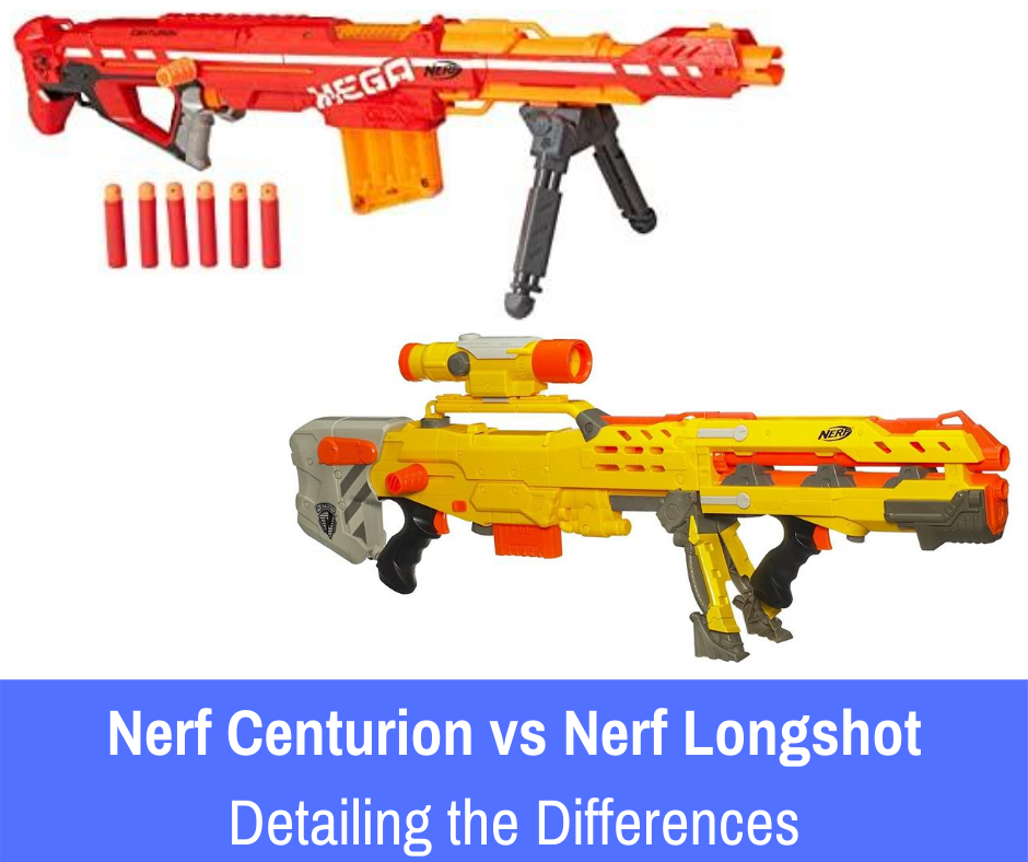VS: The Nerf Centurion and the Nerf Longshot are huge blasters in the Nerf franchise. In this article, we will look at both mega blasters....