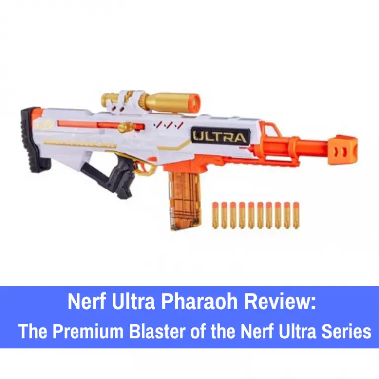 nerf ultra pharaoh bolt action toy blaster with limited edition gold darts