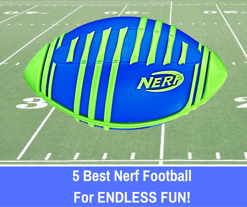 Football for Childeren Hasbro Durability Safe Materials Nerf N-Sports Turbo Jr 