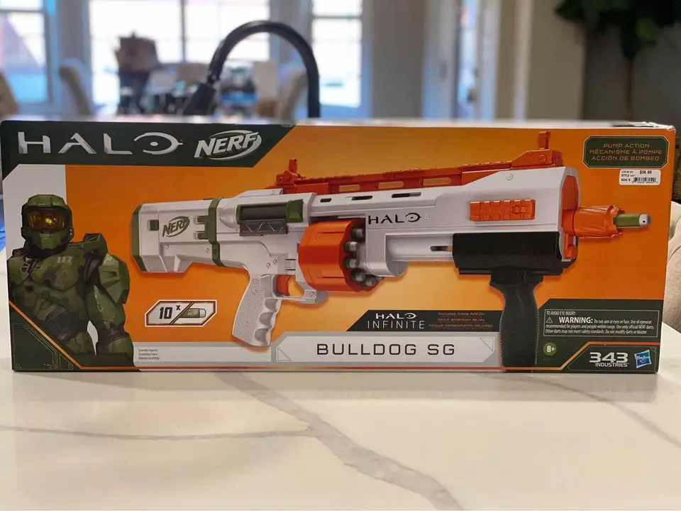 Nerf Halo Bulldog SG - front new in box