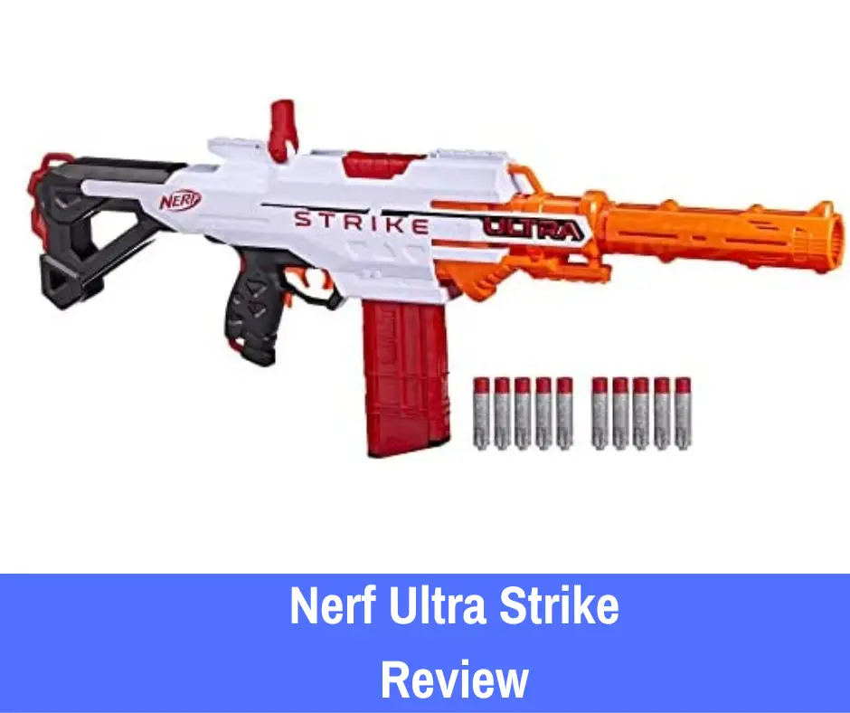 The Nerf Ultra Strike is one of the most popular Nerf guns on the market. It's a great choice for anyone looking for a powerful Nerf gun that can shoot far and accurately. The Ultra Strike comes with two different types of ammo, which makes it even more versatile. The only downside is that it's a bit pricey.