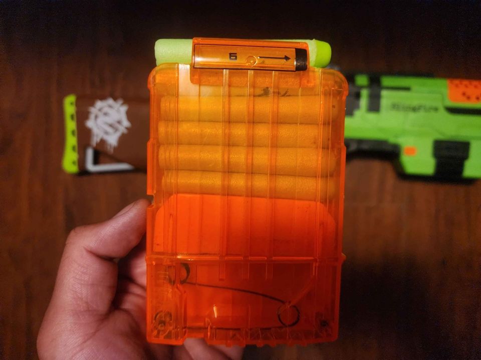 Nerf Zombie Strike SlingFire Blaster ammo clip
