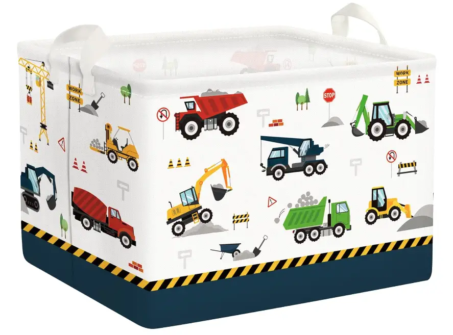 Clastyle Cartoon Construction Truck Storage Cube